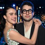 Jack Antonoff and Margaret Qualley spotted smiling and holding hands after secret wedding.