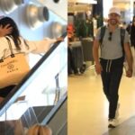 Derek Hough and Hayley Erbert Share Sweet Kisses at LAX After Secret Wedding