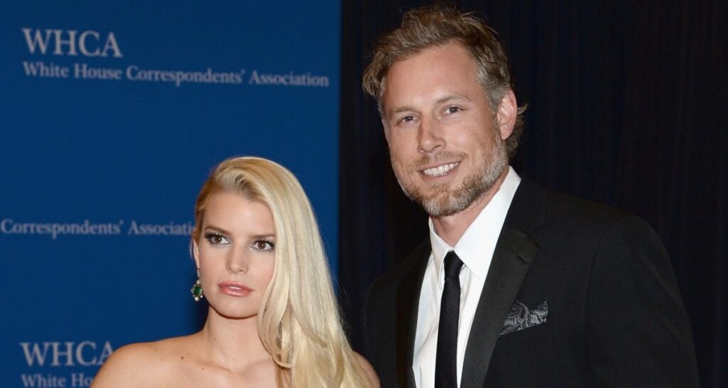 Jessica Simpson and Eric Johnson in ‘denial’ after child walks in on them having sex