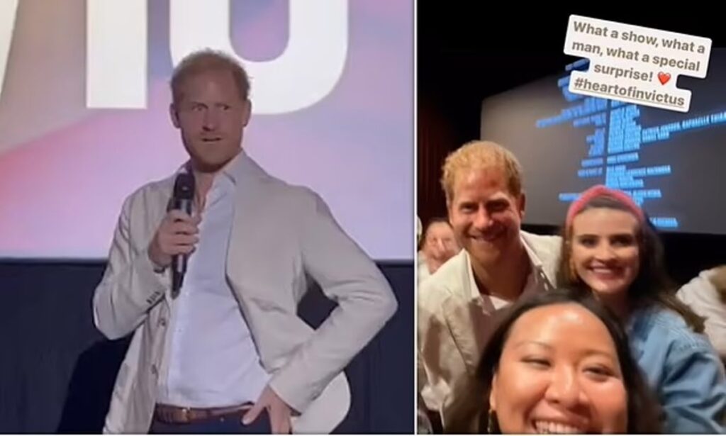 Prince Harry Crashes ‘Heart of Invictus’ Screening Jokes with Audience