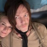 Norman Reedus illustration of Diane Kruger sparks pregnancy rumors but the actress quickly denies them.