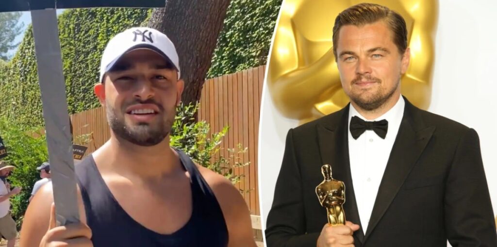 Sam Asghari compares his unemployment to Leonardo DiCaprio amid SAG-AFTRA strike