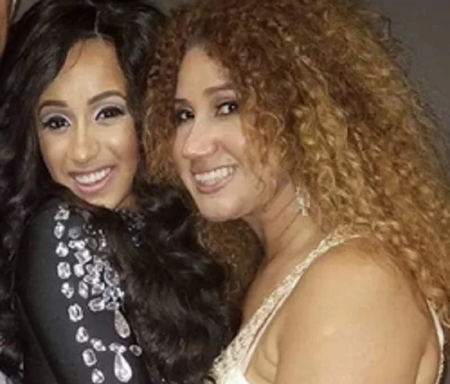 Clara Almanzar with her daughters Cardi B jpg