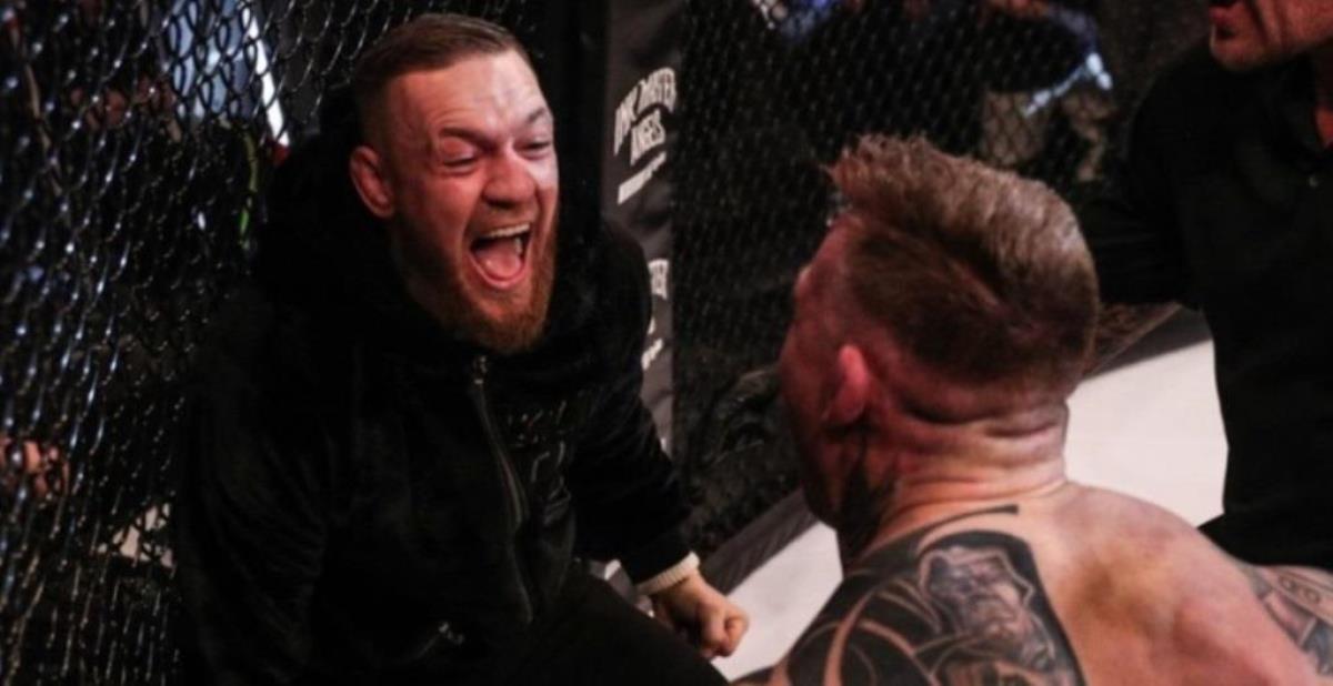Conor McGregor Controversial Cage Invasion at Bellator 187