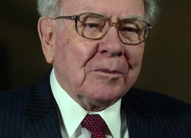 Warren Buffett portrait