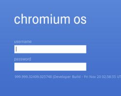 GoogleChromeOSにサインインします
