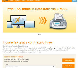 ファックスのウェブサイト