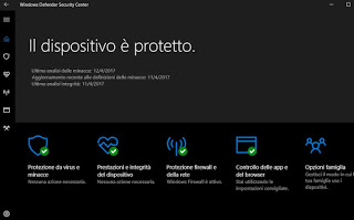 Windows10セキュリティセンター