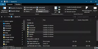 Windows10オプションフォルダー