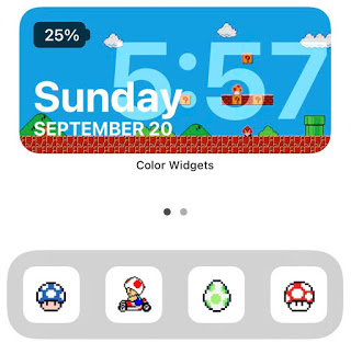 iPhoneウィジェット