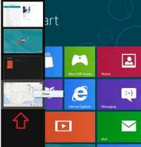Windows8でアプリを閉じる