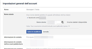 Facebookのユーザー名