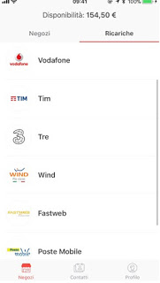 Satispay電話のリチャージ Satispay電話の補充を行う
