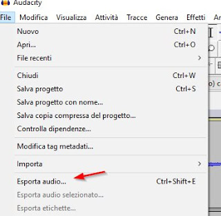 サウンドのエクスポート Audacityからオーディオをエクスポートする