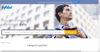インフォベルイタリアのウェブサイト インフォベルイタリア