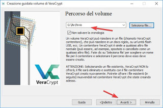 VeraCryptボリュームウィザード VeraCryptボリューム