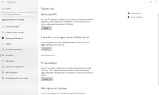 PCをリセットする Windowsの復元