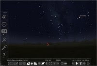 星を見上げる