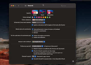 ダークモードのMac マック