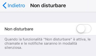 iPhoneメニューは邪魔しない メニューを邪魔しないでください