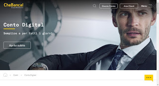 ChebankのWebサイト CheBanca