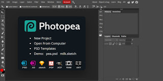 Photopeaサイト Photopea