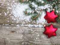 面白いクリスマスの背景 おもちゃのクリスマスツリー