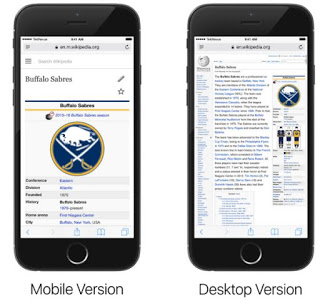iPhoneとAndroidのデスクトップサイト