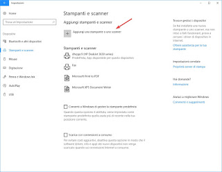 デバイスWindows10を追加します Windows10のスキャナー