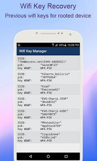 Wifiキーの回復 アプリケーションの回復
