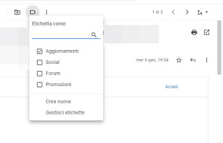 Gmailメッセージラベル タグ