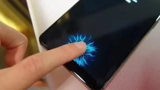 調整するスマートフォンの画面