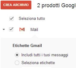 すべてのGmailファイルをダウンロードする