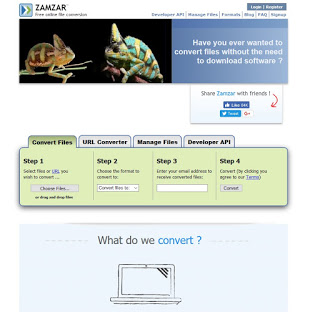 ザムザール Zamzarサイト
