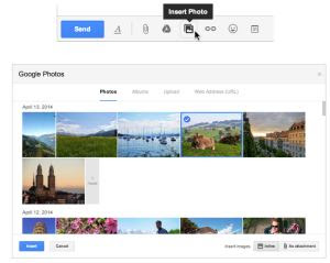 Gmailから写真を送信