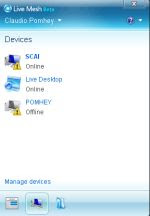 Windows LiveMesh2011リモートデスクトップ