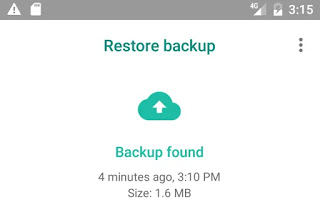 バックアップを復元