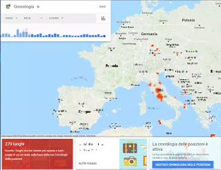 グーグルロケーション履歴