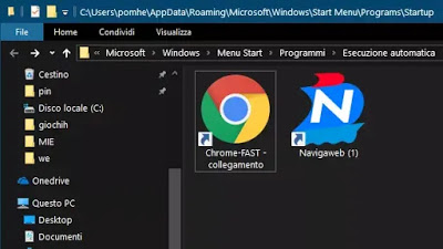 Windows 10 のホーム フォルダー