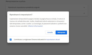 Chrome ウィンドウをリセットする Chrome をリセット
