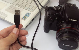 USBケーブル経由で転送 USBカメラ