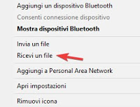Bluetooth からファイルを受信する Bluetooth 経由でファイルを受信する