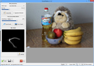 SmartDeblur の Web サイト SmartDeblur