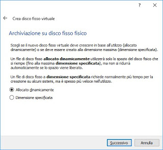 ディスク割り当て