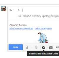 Gmail で大きな添付ファイルを送信する