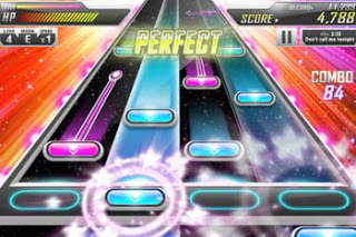 iphone と android の音楽ゲーム