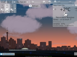 YoWindow アニメ天気予報をPCで