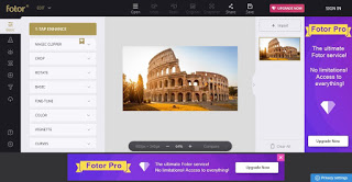 Fotor 編集者サイト 写真編集者