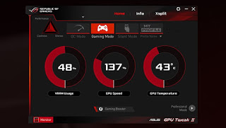 ASUS GPU Tweak II アプリ ASUS GPU Tweak II
