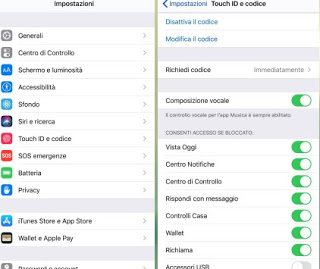 暗証番号を変更する iPhoneコード